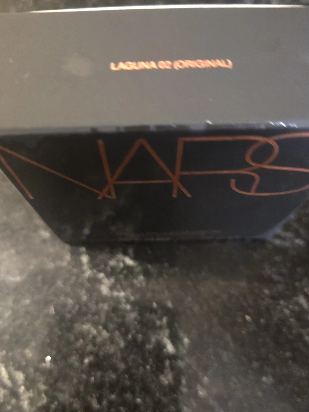 NARS Laguna Bronzing Cream - Black Compact with Copper Lettering Color Laguna 02